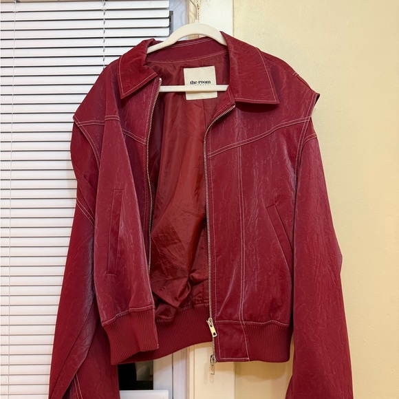 The Row Jackets & Blazers - The Row Women's Deep Red Bomber Jacket
